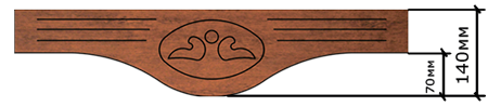 Декоративная планка К4