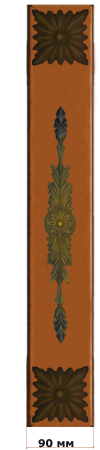 Декоративная пилястра П(Гладка)+ Р2+В9