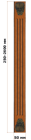 Декоративная пилястра П1 + К3